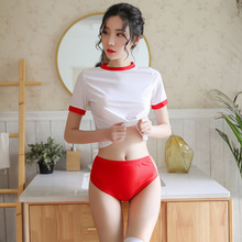 Buy Sexy Night Club Party Women Set Two Piece Gymnastics Suit Sportwear Hot Sexy Japanese Style Swimwear Student School Girl Uniform In The Online Store Massry Official Store At A Price Of