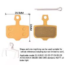 Bicycle Disc Brake Pads Full Metallic MTB Road Bike Hydraulic Brake Pad For SHIMANO AVID HAYES Magura Formula ZOOM 2024 - buy cheap