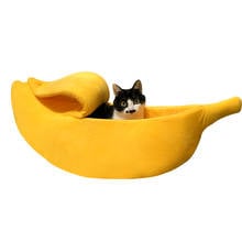 Banana Shape Pet Dog Cat Bed Mat House Durable Kennel Doggy Puppy Kitten Cushion Basket Warm Portable Soft 2024 - buy cheap