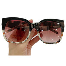 Gafas de sol cuadradas a la moda para mujer, lentes de sol cuadradas de diseñador de marca de lujo, gradiente de gran tamaño, UV400 2024 - compra barato