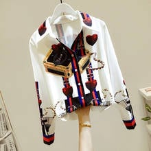 Women Spring Autumn Blouses Shirts Lady Casual Long Sleeve Turn-down Collar Blusas Tops DF3972 2024 - buy cheap