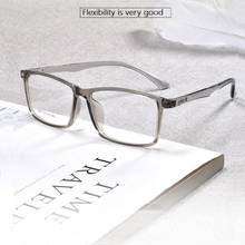 Gafas casuales TR90 para hombres, lentes de lectura con montura TR90 de borde completo, con prescripción óptica clásica, ancho-140 2024 - compra barato