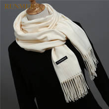 2018 luxury brand women scarf fashion soild autumn winter cashmere scarves lady warmer pashmina long scarf wraps foulard femme 2024 - buy cheap