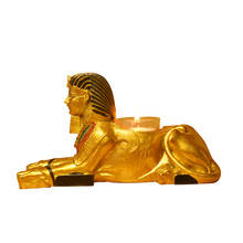 Classical Egypt Pharaoh Sphinx Resin Candleholder Creative Bar Scented Candle Holder Home Decorations X3685 2024 - buy cheap