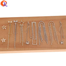 Cordial Design 50Pcs DIY Jewelry Making/Hand Made/CZ Earrings Connectors/Rhinestone Claw Chain/Jewelry Findings Component 2024 - compre barato