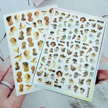 New Angel Baby Pattern Nail Art Sticker Self Adhesive Transfer Decal 3D Slider DIY Tips Nail Art Decoration Manicure Package 2024 - купить недорого