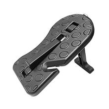 Foot Rest Pedal Black Aluminum Alloy Car Door Step Pedal Roof Rack-Auxiliary Foot Pedal Foldable Car auxiliary pedal 2024 - buy cheap