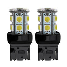 Luces LED de giro para coche, Bombilla trasera, BA15S 1156 7443 1157 BAY15D 3157 LED 5050 13SMD, 2 piezas 2024 - compra barato