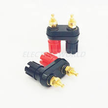 1pcs Banana Plugs Socket Couple Terminals Red Black Connector Banana Speaker Plug Jack Amplifier Terminal Binding Post 2024 - buy cheap