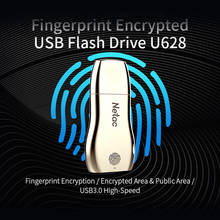 Netac U628 Fingerprint Encryption USB3.0 Flash Drive USB 3.0 32GB 64GB U Disk Pendrive Portable Flashdrive Business Pen Drives 2024 - buy cheap