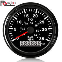 60KMH GPS Speedometer Digital Waterproof 35MPH Speed meter fit Car Boat Motorcycle With Backlight Speed Gauge sensor 12V/24V 2024 - buy cheap