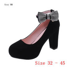 Office Career Women High Heel Shoes Platform Pumps Woman High Heels Party Wedding Shoes Kitten Heels Small Plus Size 32 - 45 2024 - buy cheap