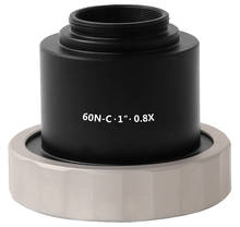 Microscópio Zeiss C-Mount adaptador CCD CMOS lens 60N-C CSN080XC 0.80X AXIO câmera microscópio adaptador para 1 polegada, 2/3 polegada Sensor 2024 - compre barato