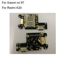 Placa de módulo de porta de carregamento usb, 2 peças para xiaomi redmi k20/k20 pro/mi 9t/mi9t pro, plataforma de substituição testada 2024 - compre barato