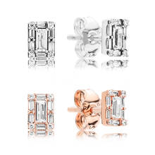 BaoFuNew-pendientes de plata de ley 925 para mujer, aretes de cristal de hielo, joyería exquisita 2024 - compra barato
