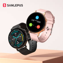 SANLEPUS-reloj inteligente para hombre y mujer, accesorio de pulsera resistente al agua con control del ritmo cardíaco, ECG, llamadas, compatible con Android, Apple y Samsung, novedad de 2021 2024 - compra barato