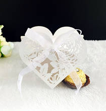 Hollow Leaf Laser Cut Favor Boxes Chocolate Boxes Paper Chocolate Boxes For Wedding Baby Shower 2024 - buy cheap