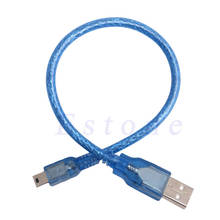 High Speed Short USB 2.0 A Male To B Male Mini 5 Pin B Data Charging Cable Cord 2024 - buy cheap