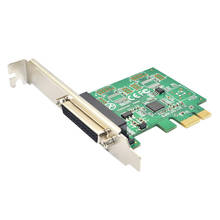 PCI Express к параллельному порту DB25 25Pin PCIE Riser Card принтер LPT к PCI-E X1 плата расширения адаптер AX99100 чип добавить на карты 2024 - купить недорого