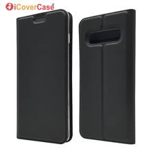 Capa flip para samsung galaxy s10, capa magnética carteira de couro, acessório de telefone bolsa para samsung galaxy s 10 livro coque etui funda 2024 - compre barato