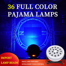 Reflector Par LED plano RGBW Dmx, iluminación para discoteca, escenario, DJ, fiesta, Club, baile, boda 2024 - compra barato