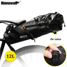RHINOWALK Full Waterproof MTB Bike Bicycle Saddle Bag Cycling Rear Pack Panniers 5L/10L/12L Tail Seat Bag Bike Accessories 2024 - buy cheap