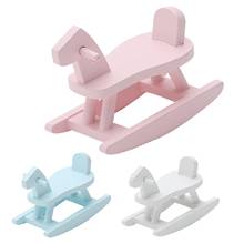 Mini Caballo de Troya de bebé de juguete, escena linda, modelo de simulación, accesorios para decoración de casa de muñecas, juguetes para niños, regalo de cumpleaños, Navidad y Año Nuevo 2024 - compra barato