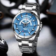 CURREN-Reloj de pulsera de cuarzo para hombre, cronógrafo de acero inoxidable, con fecha y semana, creativo, estilo de negocios, 2020 2024 - compra barato