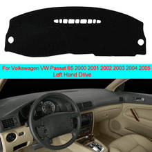 Capa para painel interno de carro com 2 camadas, capa antiderrapante lhd para volkswagen vw passat b5 2000 2001 2002 2003 2004 2005 2024 - compre barato