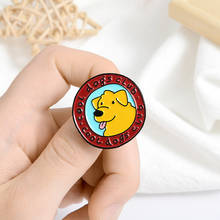 Cartoon Dog Puppy Brooches Cool Dogs Club Enamel Pins Bag Shirt Button Badges Cute Animal Jewelry Gift for Friends Kids 2024 - buy cheap