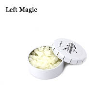 Caixa de cera branca usada para linhas invisíveis, acessório de mágica para fechar, truques de mágica, adereços de mágica, 1 peça 2024 - compre barato