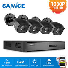 SANNCE 8CH CCTV Security System 4PCS 1080P Weatherproof Night Vision IR Cut CCTV Cameras Video Surveillance Kit For RU Stock 2024 - buy cheap