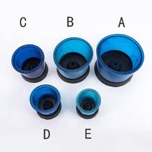 5pcs/set Dental Blue Flasks Rings Plastic Casting Flasks Rings Round Formers Base Wax Dental Lab Tools Rubber Embedding Ring 2024 - buy cheap