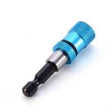 Hex Shank Quick Release Drill Nut Screw Magnetic Screwdriver Bit Holder Bit Holder Power Extension Woodworking Tools 1/4" Shank 2024 - buy cheap