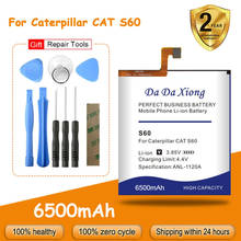 Batería de repuesto de alta capacidad para Caterpillar CAT S60, herramientas gratuitas, 6500mAh, APP-12F-F57571-CGX-111 2024 - compra barato