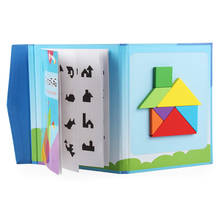 Quebra-cabeça magnética quebra-cabeças brinquedo educacional tangram quebra-cabeças para crianças montessori educativo livro mágico terno brinquedos 2024 - compre barato
