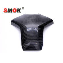 SMOK-almohadilla de tapa de tanque de combustible de fibra de carbono, accesorios de motocicleta para Yamaha MT09 FZ09 2013-2017 2024 - compra barato