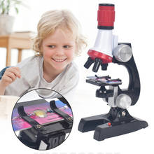 Kit de microscópio biológico requintado para laboratório de alta qualidade, brinquedo educacional doméstico, presente para crianças 2024 - compre barato