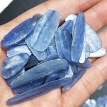 DHXYZB-cristal azul Natural y piedra, Escama de grava, energía, cuarzo Mineral, espécimen, pecera, decoración de jardín, Envío Gratis, 100g 2024 - compra barato
