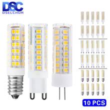 Mini lâmpada led smd2835, 10 lâmpadas led g4 g9 e14 3w 4w 5w 7w, 220v, substitui as lâmpadas halógenas de 30w 40w 60w 2024 - compre barato