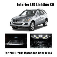 21pcs Canbus LED interior Map Dome Light Kit For 2006-2011 Mercedes Benz M ML class W164 ML320 ML350 ML420 ML450 ML500 ML63 AMG 2024 - buy cheap