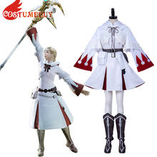 CostumeBuy-Disfraz de Final Fantasy 14, disfraz de Mage 14 blanco, traje para adultos, fiesta de Halloween, vestido de Cosplay hecho a medida 2024 - compra barato