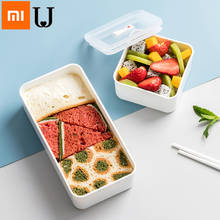 New Xiaomi Jordan&Judy Portable Lunch Box Office Worker Bento Box Large Capacity Student Children Food Container Microwaveable 2024 - buy cheap