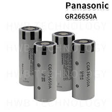 Bateria recarregável para panasonic, bateria recarregável de íon de lítio de pçs/lote pro 26650 v, 3.7 mah, frete grátis, 6 2650 2024 - compre barato