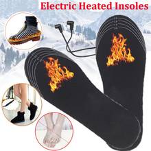 Plantillas de zapatos con calefacción eléctrica para invierno, calcetín abrigado, calentador de pies, almohadillas USB 2024 - compra barato