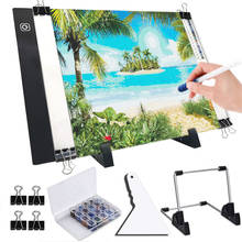 A4 Led Light Pad for Diamond Painting Tools 3 Lever Adjustable Light Table Board Pad Kits Diamond Embroidery Accessories Set 2024 - buy cheap