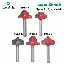 LA VIE 5pcs 6mm Lace Knife Open End Carving Bit 3D Woodworking Insert Router Bit Tungsten Carbide CNC Wood Cutter MC06005 2024 - buy cheap