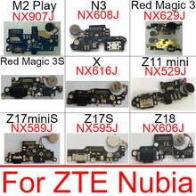 Placa del cargador de carga USB con vibrador, para ZTE Nubia M2 Play N3 Red Magic 3 3S X Z11 mini Z17 miniS Z17S Z18 NX907J NX608J 2024 - compra barato