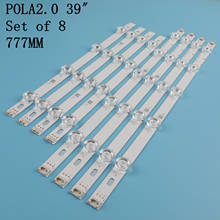 Tira de LED de reemplazo para iluminación trasera de TV LG innotek POLA 2,0, para modelos tipo A y B, 39LN5300, POLA2.0, HC390DUN-VCFP1, 39 ", 8 unidades 2024 - compra barato