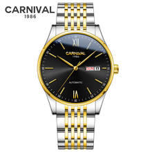 Carnival Mens Watches Top Brand Luxury Waterproof Seiko Mechanical Watch Men Fashion Sapphire Automatic Watch Male Sport Watches 2024 - buy cheap